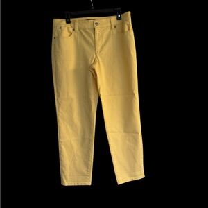 Talbots Yellow Boyfriend‎ Jeans Relaxed Fit